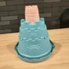 6PCS Gift Kids Plaything Parent-Children Interactive Shovel Rake Mold Digging Sand Kit Sand Toys Set Beach Castle Bucket 3