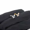 1/5pcs Implant Grade Titanium CZ Butterfly Labret Piercing Flat Back Lip Monroe Tragus Stud Earring Tragus Piercing Body Jewelry 4