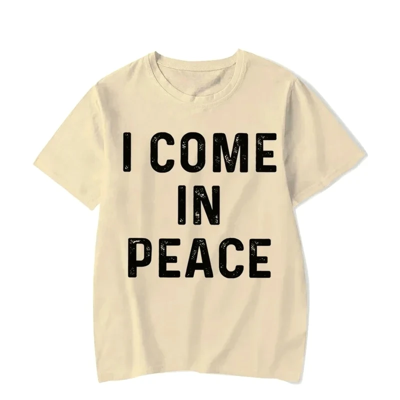 I Come in Peace I'm Peace Funny Matching Couples I Come in Peace Couple Matching Women TShirt Lovers Men Tshirts Tee Y2k Clothes 5