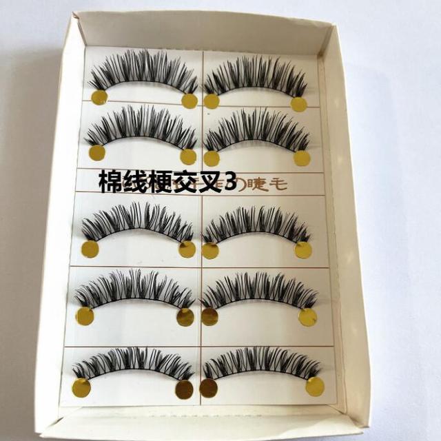 5 pairs natural false eyelashes fake lashes long makeup 3d mink eyelashes eyelash extension mink eyelashes for beauty