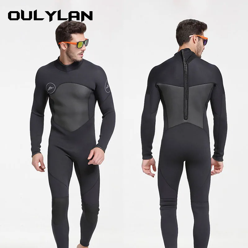 

1.5MM Men's Diving Suit Neoprene Wetsuit Scuba Warm Winter Warm Diving Suit Full Set of Swimming Surfing Kayaking Equipment