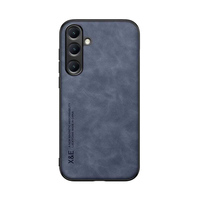 Luxury Leather Smartphone Case with Car Mount Support