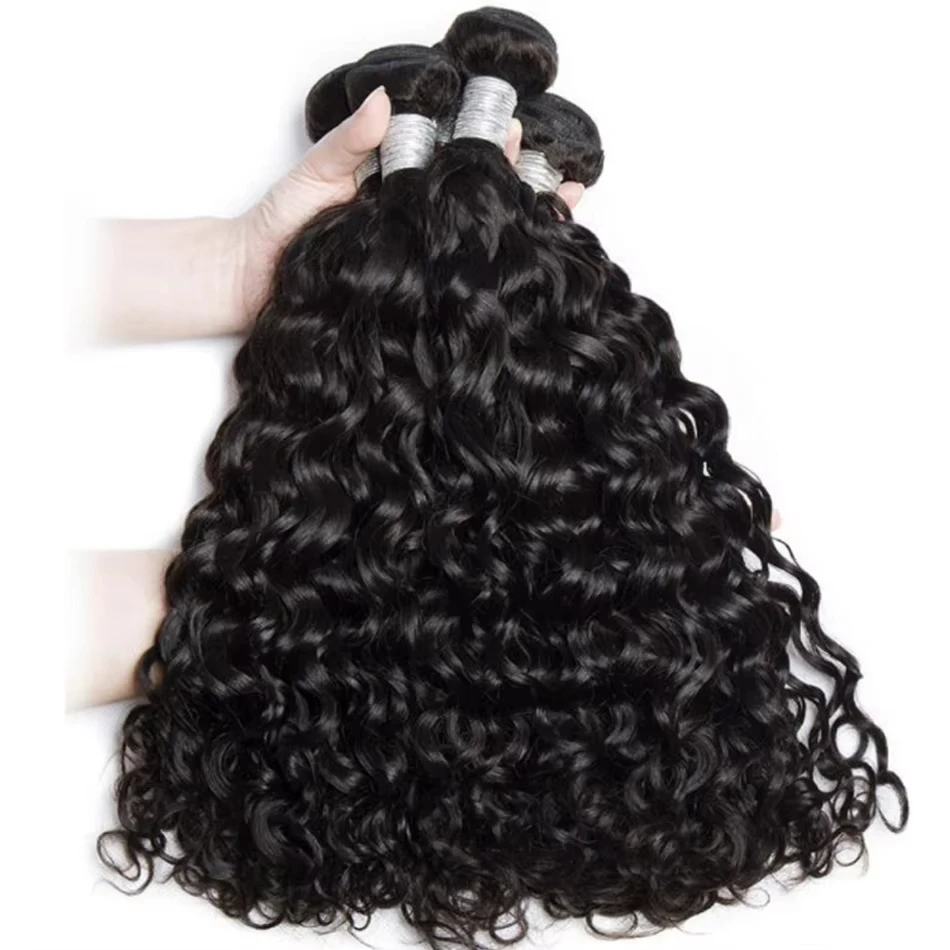 Deep Wave Brazilian Human Hair Bundles Virgin Hair