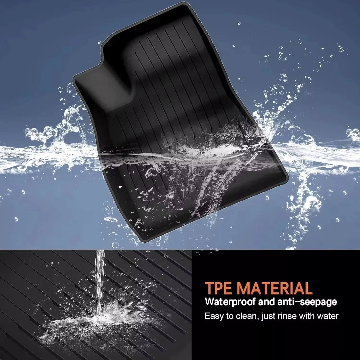 All-Weather Trunk Mats for Tesla Y 2025 2