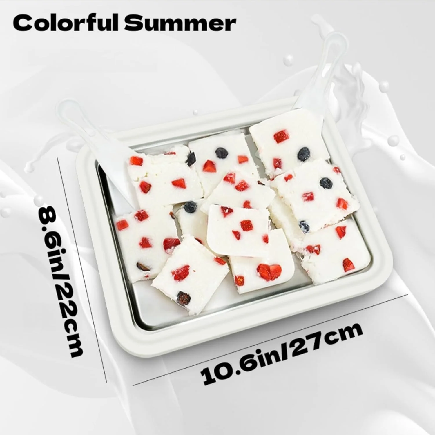 Ice Cream Maker,Instant Ice Cream Maker,Rolled Maker,Perfect for Yogurt, and More! DIY for family hands-on activities