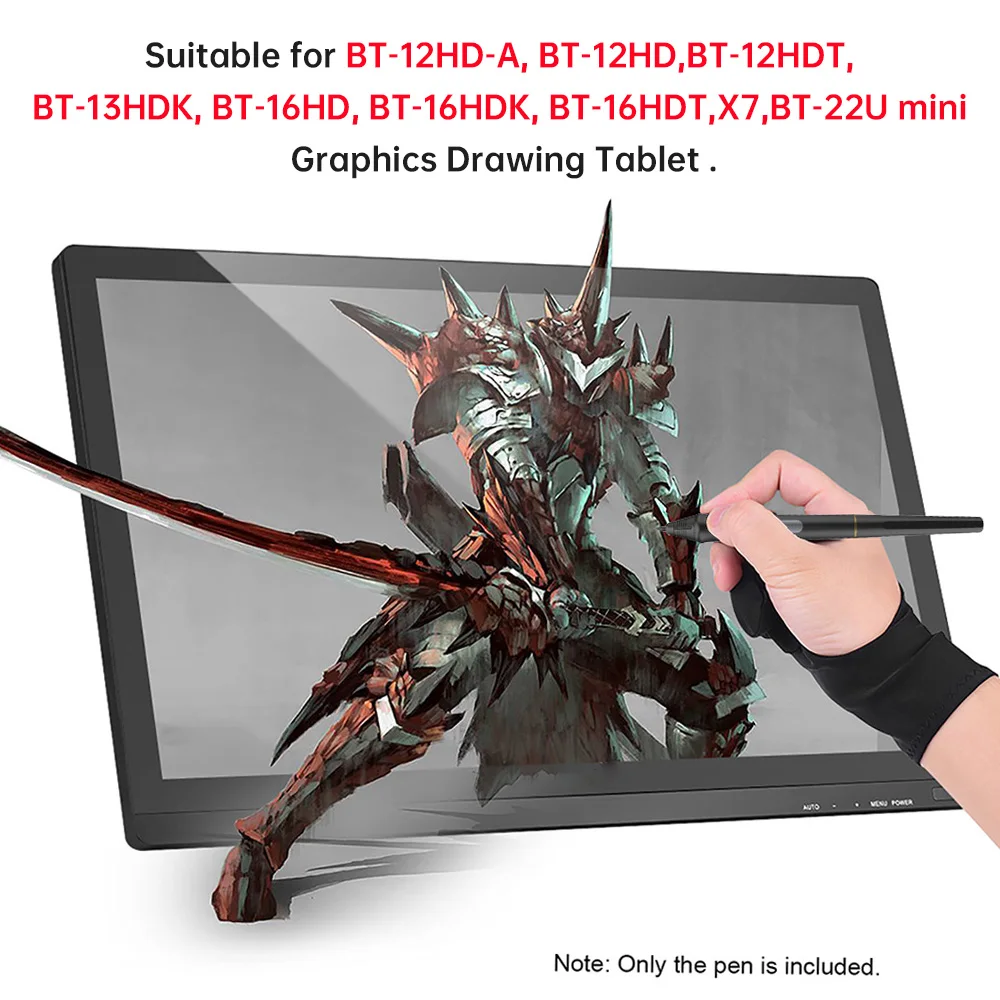 Rechargeable Stylus Pen With 8192 Pressure Levels For Bosto Tablet_voghion.com