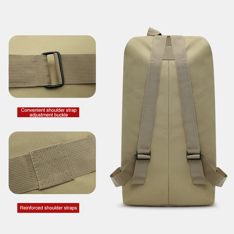 Solid Color Outdoor Travelling Backpack Multifunction Nylon Tactical Mountaineering Bag Super Large Capacity Storage Bags XA245C