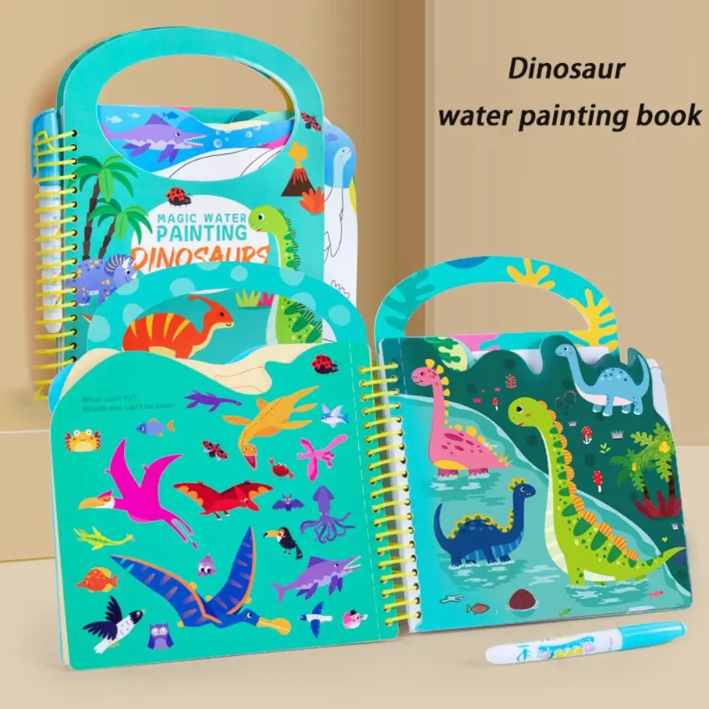 

Reusable Water Drawing Montessori Toys Clear Water Color Graffiti Magic Water Drawing Book Environment Protection Water Drawing