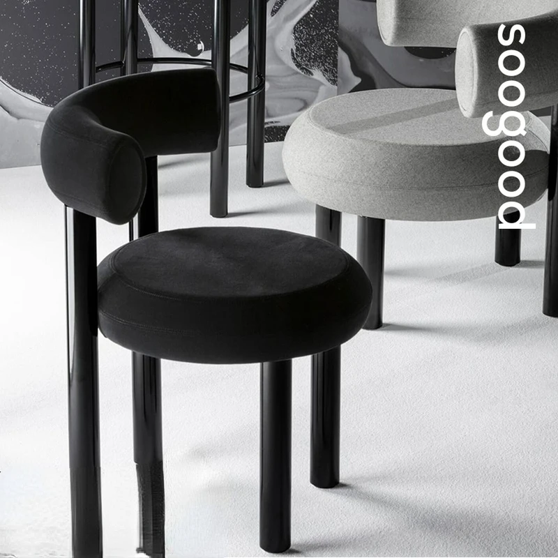 

Nordic Soft Bag Designer Single Dining Chair Modern Minimalist Fat Chair Model Hotel Restaurant Coffee Lounge Chair