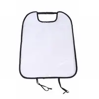 Car Seat Back Protector Cover Mat Transparent Kick Pad For Kids Kick Clean Anti Dirt Mud Protection Cover 58x42.5cm 3