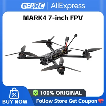 GEPRC MARK4 Drone FPV analogico da 7 pollici RAD 5.8G 1.6W Caddx H1 e28065 1350KV FPV TBS Nano RX ELRS 2.4 Quadcopter Freestyle Drone