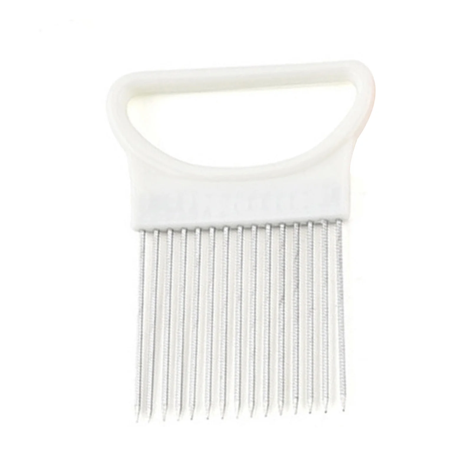 Onion Holder Onion Slicer Sharp Stainless Steel Food Slicer Assistant Tool for Slicing Fruit Lemon and Meat xqmg