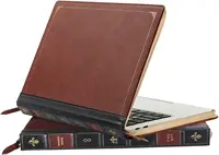 MOSISO Laptop Sleeve Case for MacBook Air 13 inch A3240 A3113 A2681 Air 15 Pro 14 Pro16 PU Leather Vintage Portfolio Cover Brown - Image 5