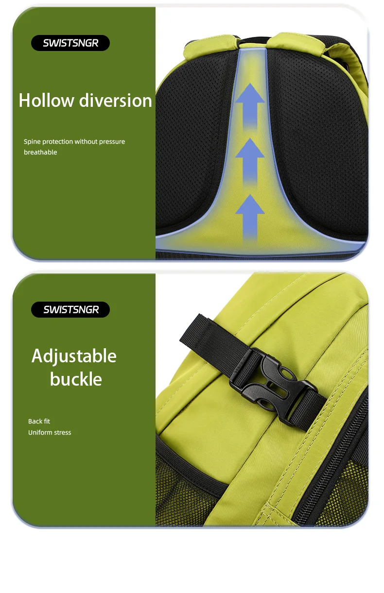 Neuer, geräumiger Reise-Rucksack für Damen, wasserdicht, modisch, mit Fächern für 15/17/20-Zoll-Laptops, ideal als Schulrucksack für Mädchen und als Herrenrucksack. – Detail 9