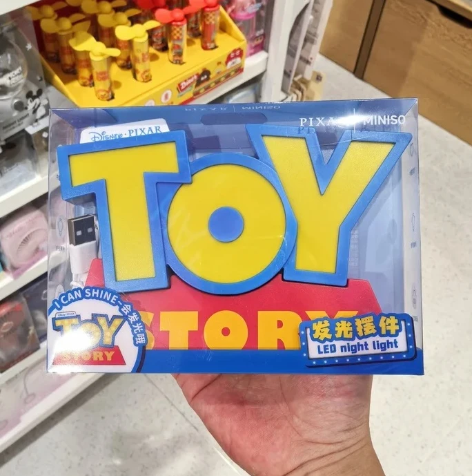 Miniso Toy Story 3D Nightlight Pixar Lamp Ornaments Desktop Decoration