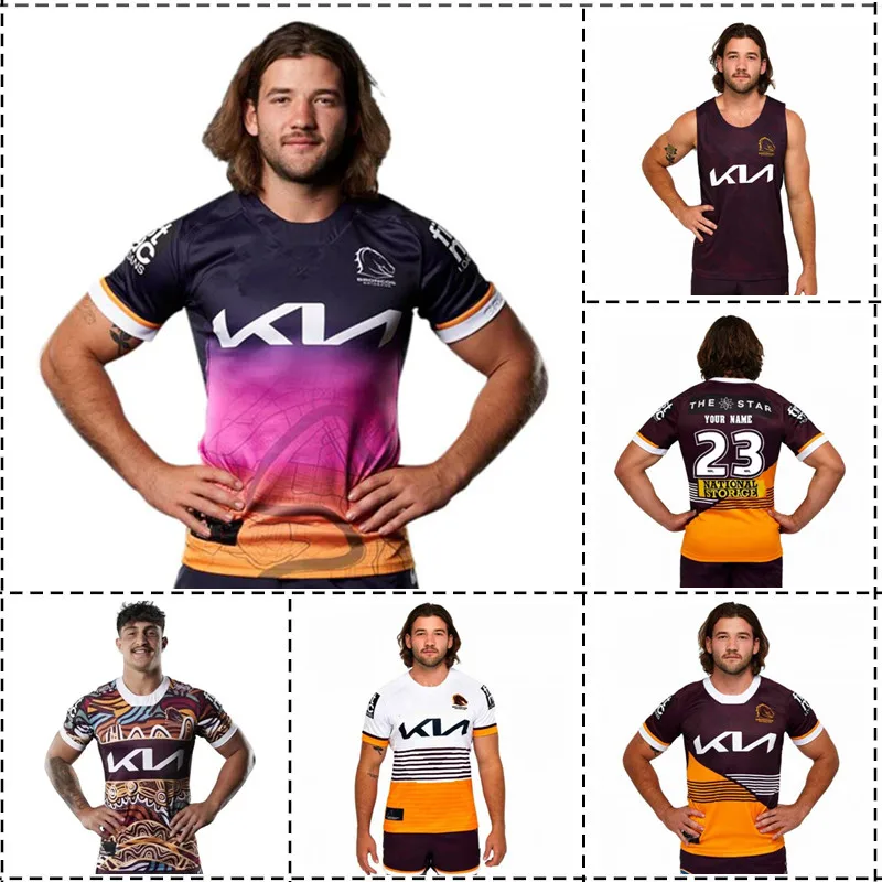 2023 Brisbane Broncos Home / Away / Indigenous / Singlet / City Jerse