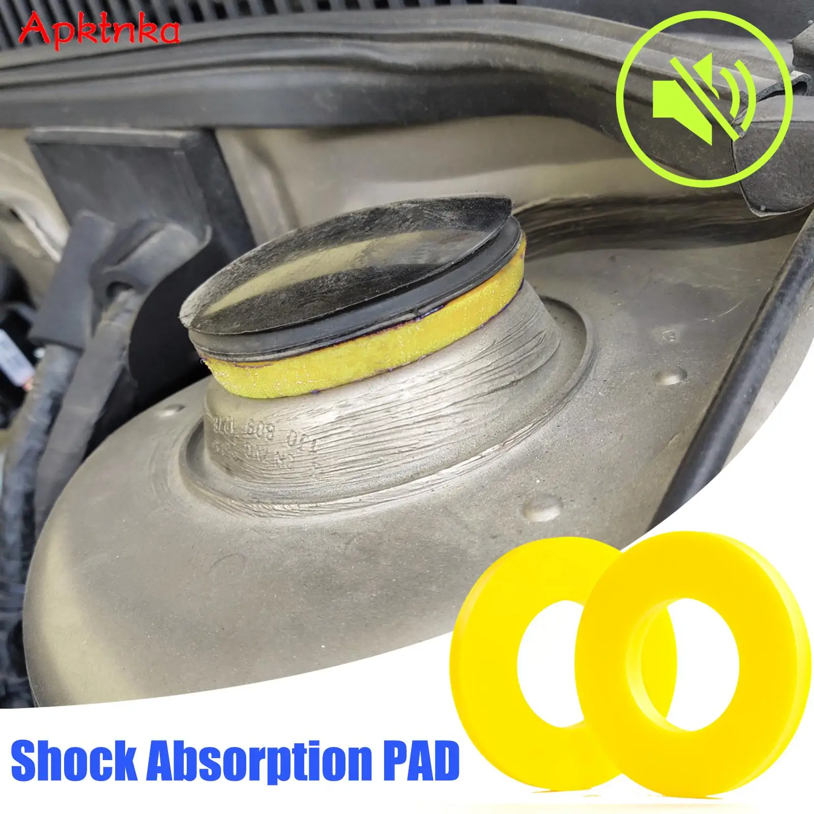 2 Pezzi Anello In Gomma Ammortizzante Per Renault Duster 2 Logan Sandero Nissan Terrano Sospensione Cofano Rack Cuscinetto Torre Di Montaggio Superior