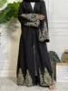 Ramadan Abaya dubaï luxe mode Kimono musulman pour femmes Cardigan caftan Robe Femme Caftan Marocain turquie Islam vêtements
