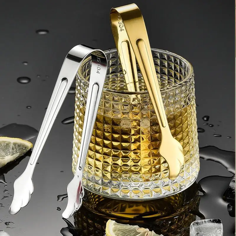 1/2PCS Stainless Steel Sugar Cube Holder Stainless Steel Sugar Tong Hotel Bar -Cube Picker Coffee Tea Food Serving Tool