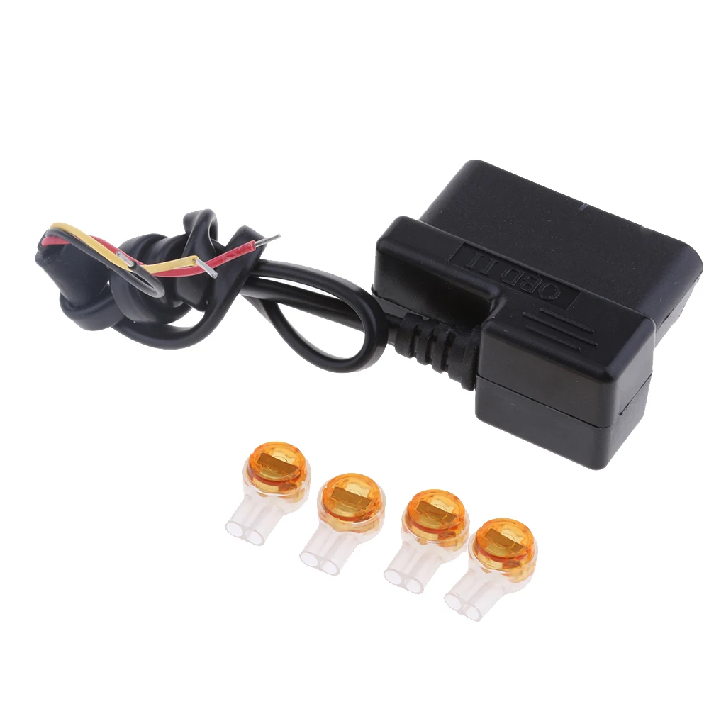 Premium 0.4Meter 12 24V to 5V/2A Car Cam Hardwire Adapter Step Down Module DVR OBD Buck Cables