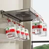 Foldable Clothes Hanger Wall Mounted Traceless Socks Underwear Drying Rack with Hooks Space-Saving Balcony Laundry Drying Rack 5