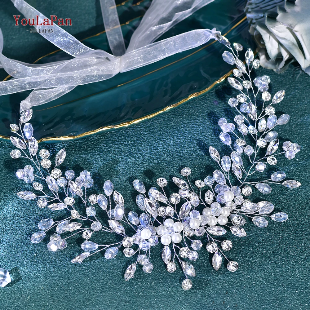 Bride Wedding Dress Crystal Waist Belt