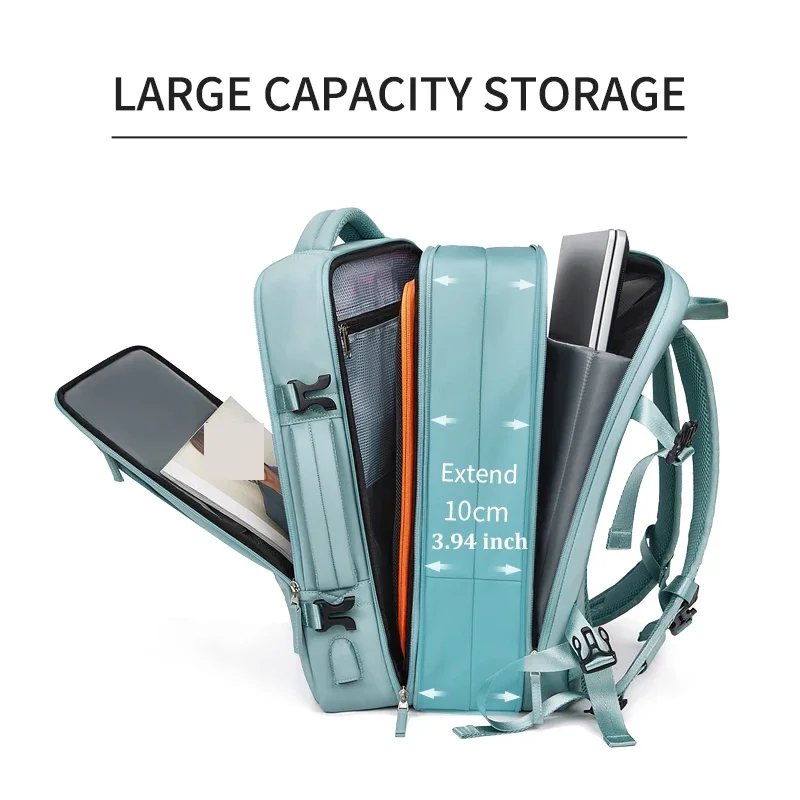 travel backpack for men expanded 39l hiking business laptop backpack for women usb charging 17 inch waterproof school backpack Travel Backpack For Men Expanded 39L hiking Business Laptop Backpack For Women USB charging 17 inch waterproof school Backpack 2