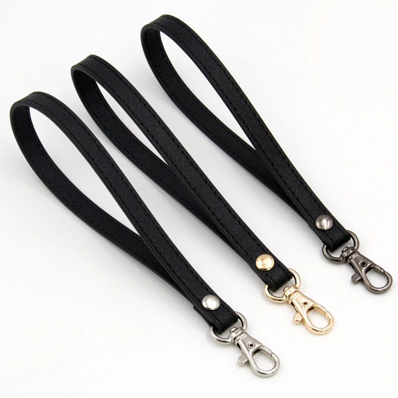 Cross Pattern Bag Wrist Strap PU Leather Shoulder Bag Strap Handles Adjiustment Purse Handle For Handbag Belts Bag Accessories