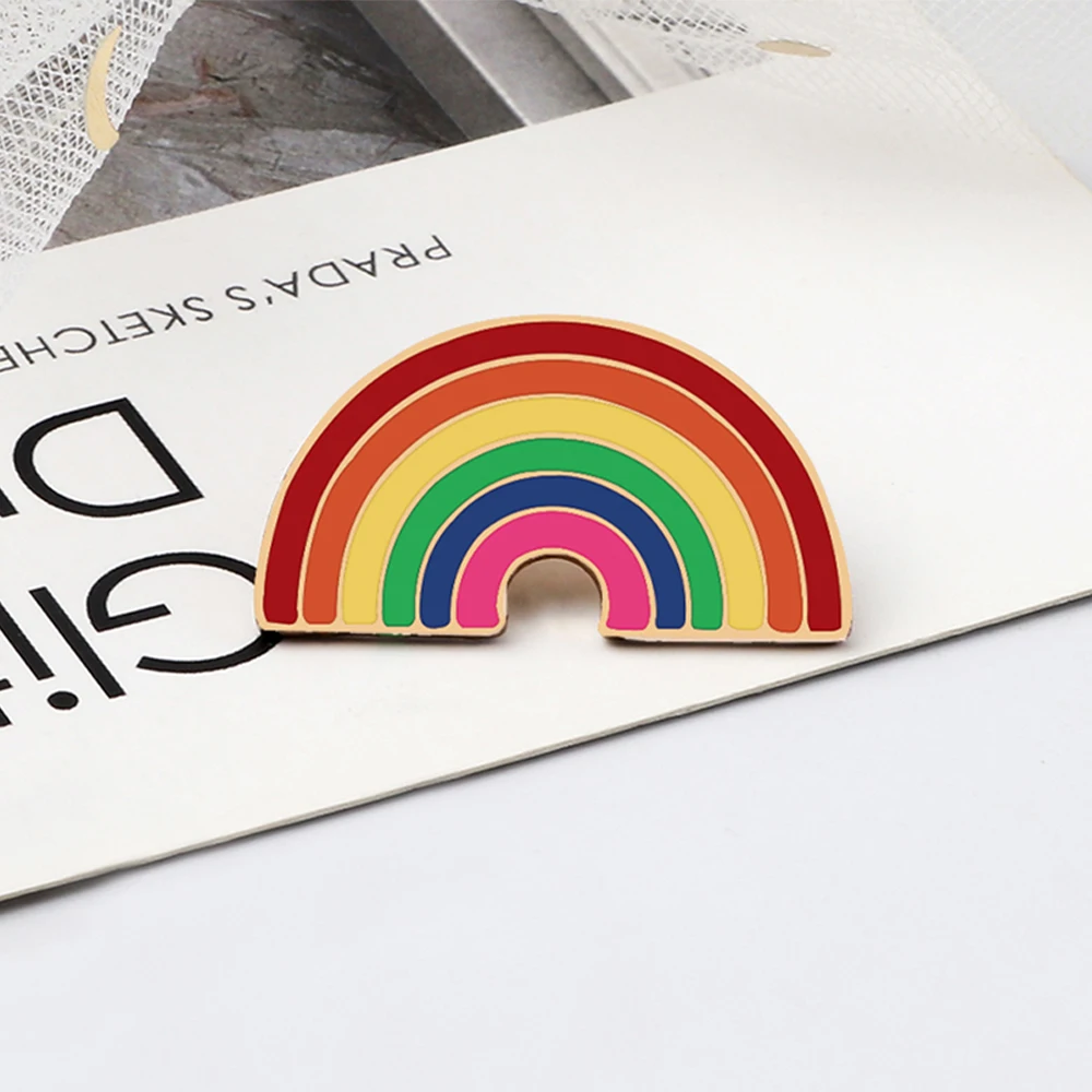 Enamel Pins LGBTQ Custom Pride Lesbian Gay Rainbow Flag Brooch Pansexual Asexual Bisexual Transgender Symbol Heart Badge Jewelry