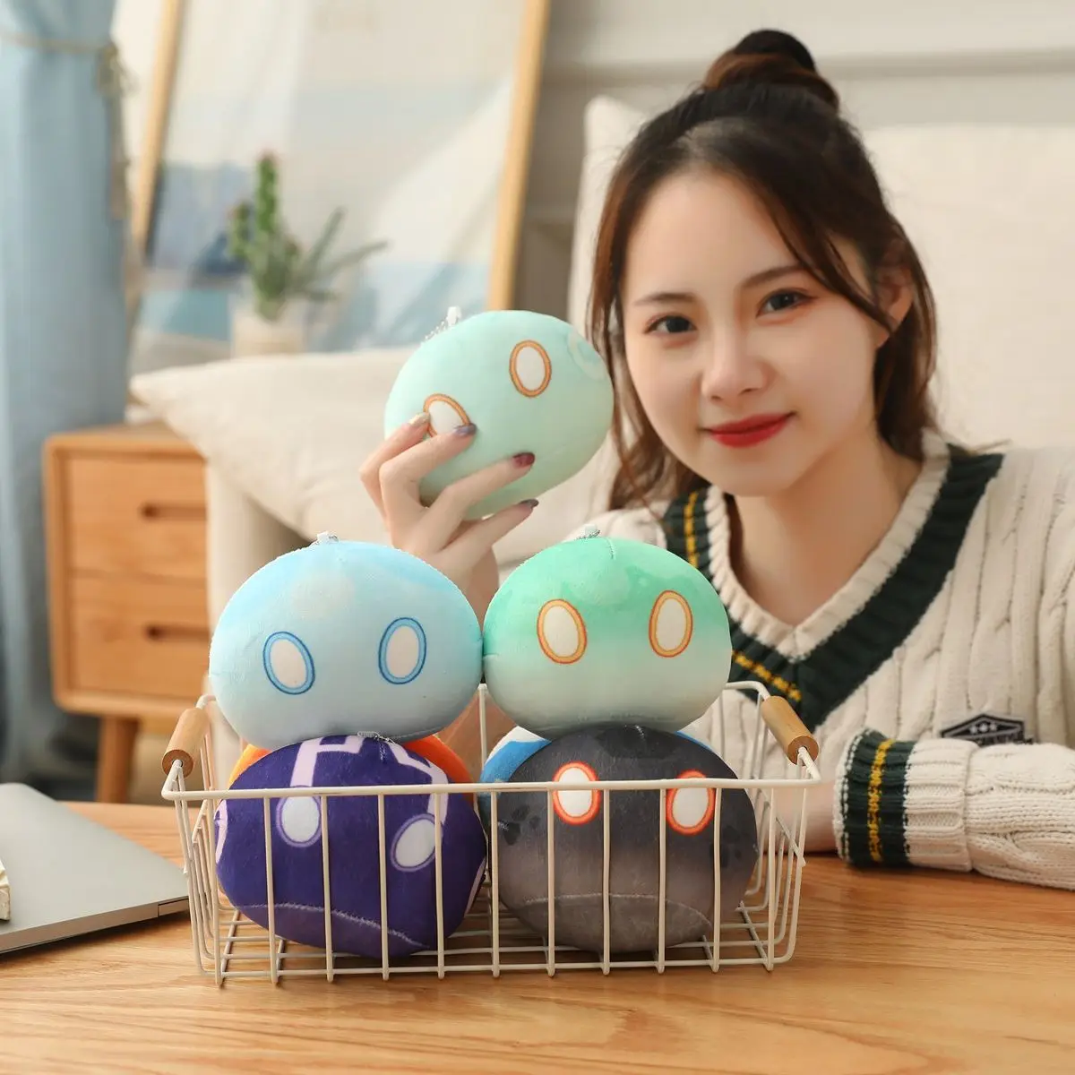 10cm-2-buah-lot-liontin-slime-acak-anime-genshin-impact-tas-cosplay