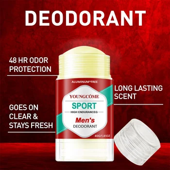 Body Odor Remover Antiperspirant Stick Peach Deodorant Underarm Removal For Women Man Honey Peach Stick Deodorant Stick 1/3pcs 1