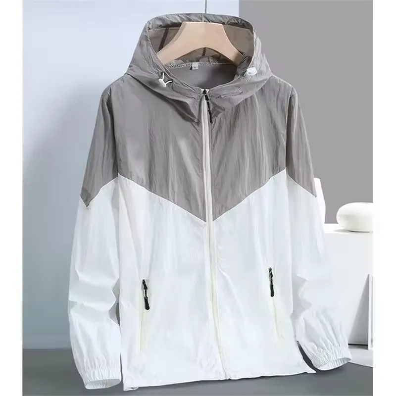 2026 Summer New Fashion Women's Jacket Beach Thin Sunscreen UV Protection Coat Female Long Sleeve Hooded Jackets Outerwear Tops