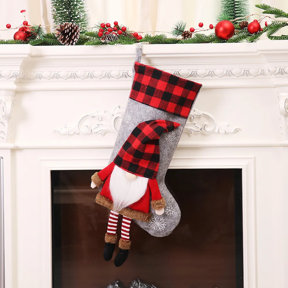 Geborduurde Naam Vrolijk Kerstfeest Familie Kousen Gepersonaliseerde Kerst Ornament Nieuwjaar Cadeau Sokken Huisdecoratie Hangers