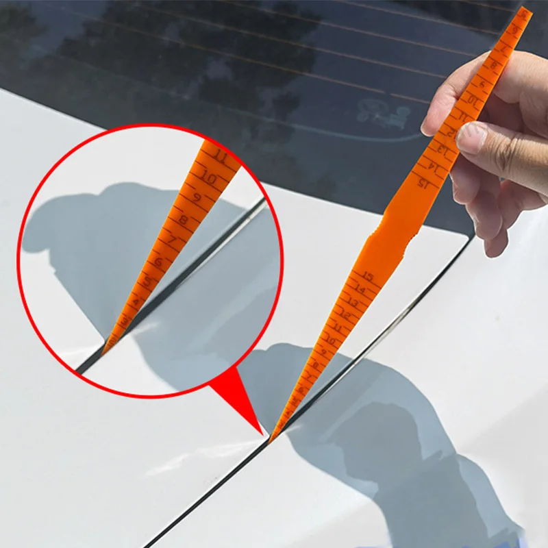 

1Pcs Taper Gauge Feeler Vehicle Portable Alignment Gauge Clearance Measurement Scale Feeler Ruler Body For Hood Car Panel Door