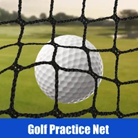 Golf Practice Net 3 * 3m Black Sports Practice Barrier Net Durable High Impact Net Professional Golf Training Aid Golf Container 1