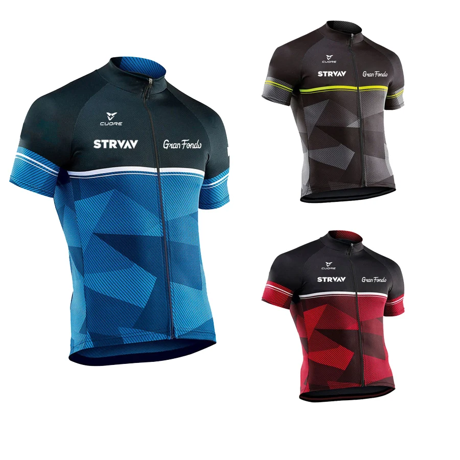 Strvav Cycling Jersey Coolmax Plain Mtb Equipment Retro Pro Bike Shirts