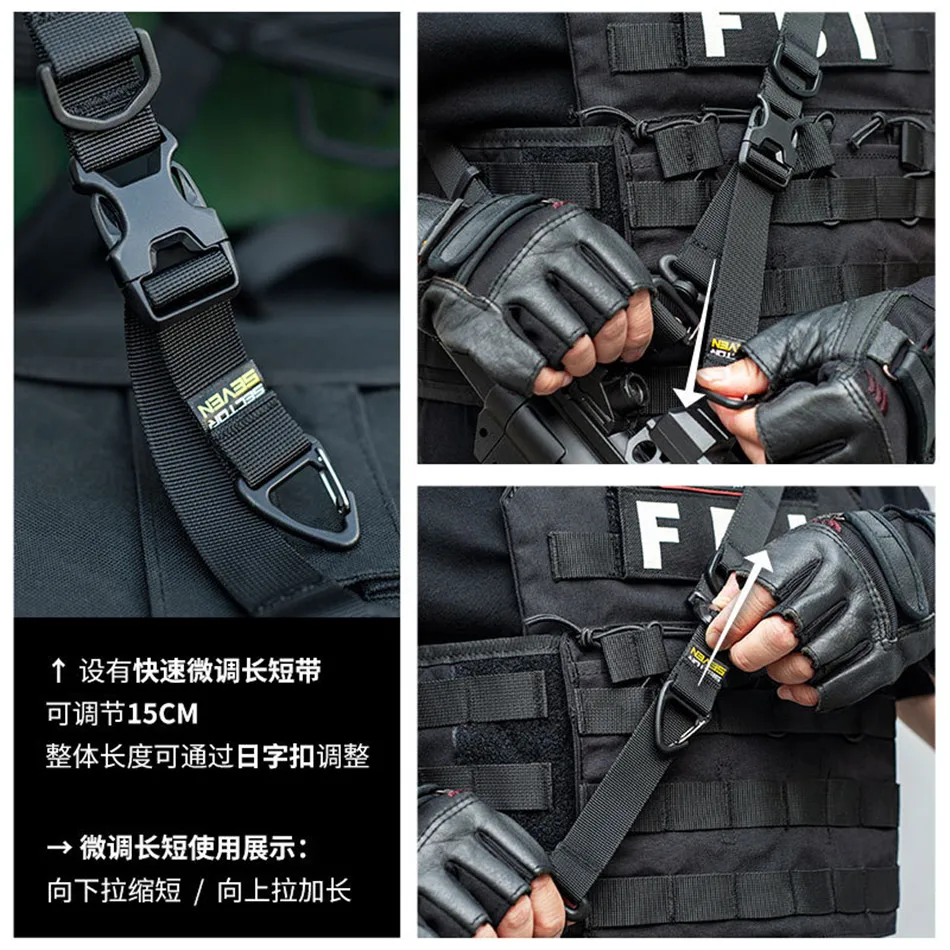Multifunctional Quick-Release Tactical Crossbody Bag Strap