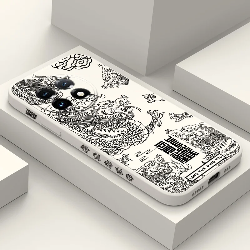 Flying Dragon Liquid Silicone Phone Case