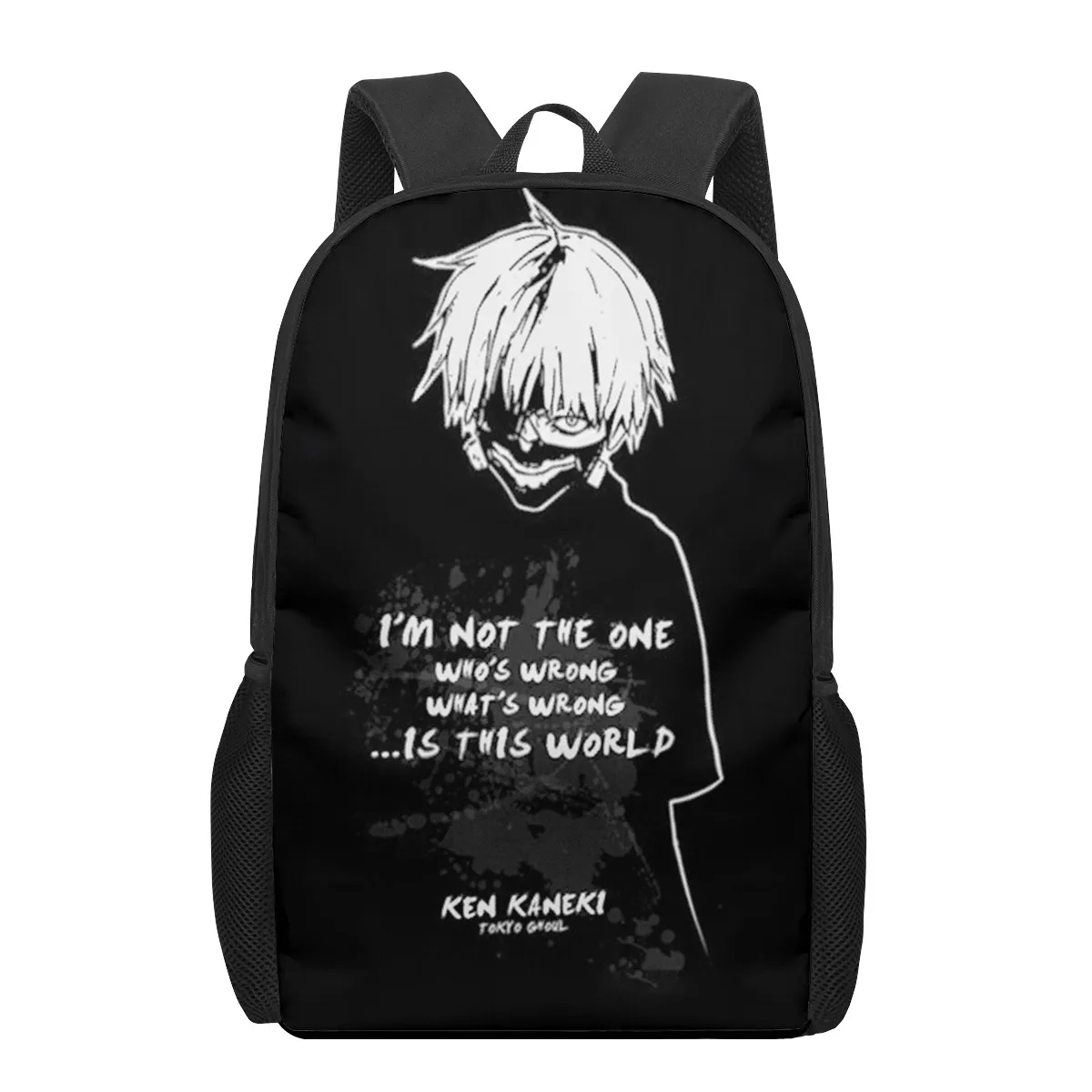 Anime Tokyo Ghouls 3D Print School Bags for Boys Girls Primary Students Backpacks Kids Book Bag Satchel Back Pack