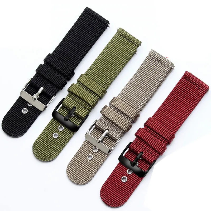 Nylon Smart Band Strap For Huawei GT2 Pro watch3/3pro GT2e WatchBand Samsung Replacement Strap Belt 20 22mm Quick disassembly