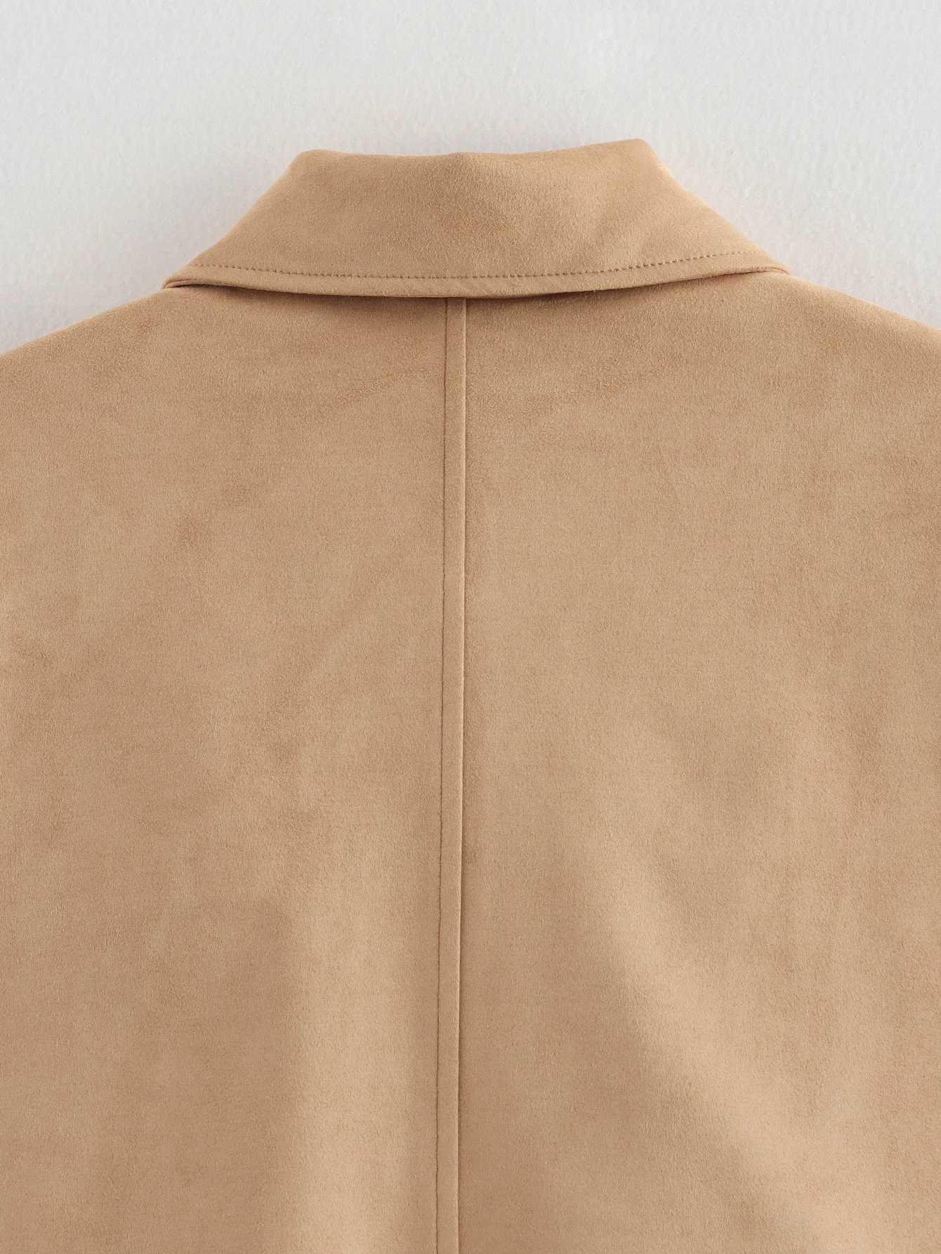 Jackets Coat Women's Outwear Khaki Cropped Clothes Elegant With Button Long Sleeve Tops inszart Streetwear Woman Fashion Jacket