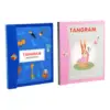 Tangram Puzzle Fun Color Perception Travel Game Shape Pattern Block for Children Kids Adults Boys Girls Preschool Birthday Gift 1