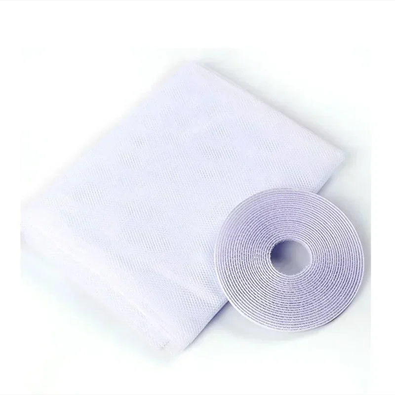 Description Picture 4 of item130x150cm Screen Door Mosquito Anti Curtains Cortinas Nets New adhesive Window Mesh Protector Bug Room Kitchen Insect 150x200cm