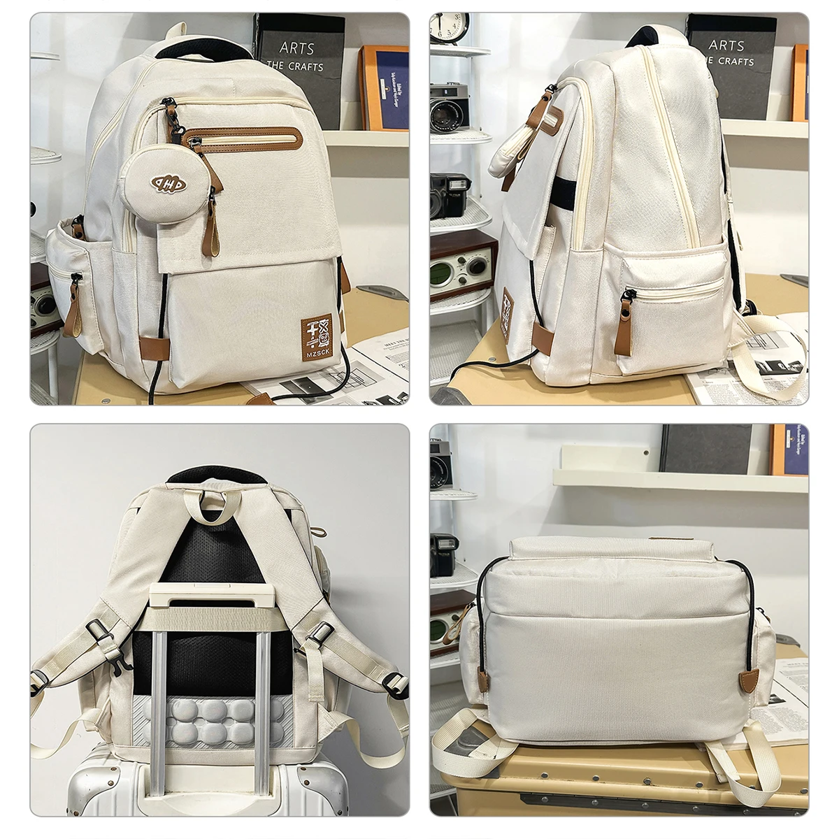 2025 New Fashionable Schoolbags for Junior High and High School Students, Women's Burden-Reducing Spine-Protecting Lightweight Schoolbags, Backpacks with Large Capacity for Men