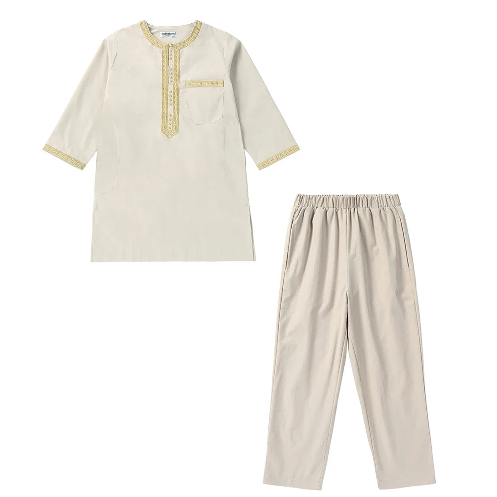 Emirati Qamis Thobe Style - Beige - Islamitische Boekhandel Refah