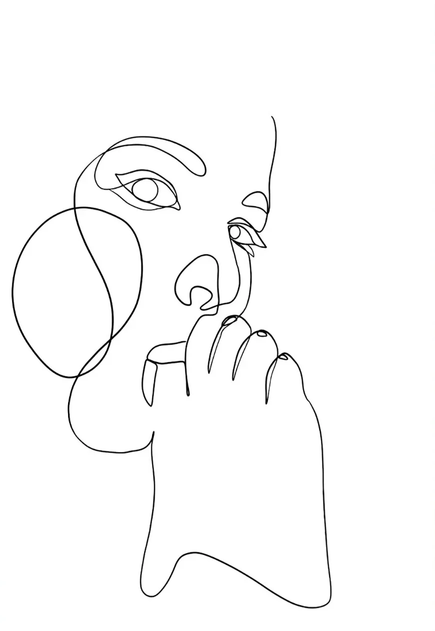 Póster abstracto de dibujo de una línea de pareja de amor, posturas especiales para hombre y mujer, pintura en lienzo, arte minimalista para pared, imagen para decoración del hogar