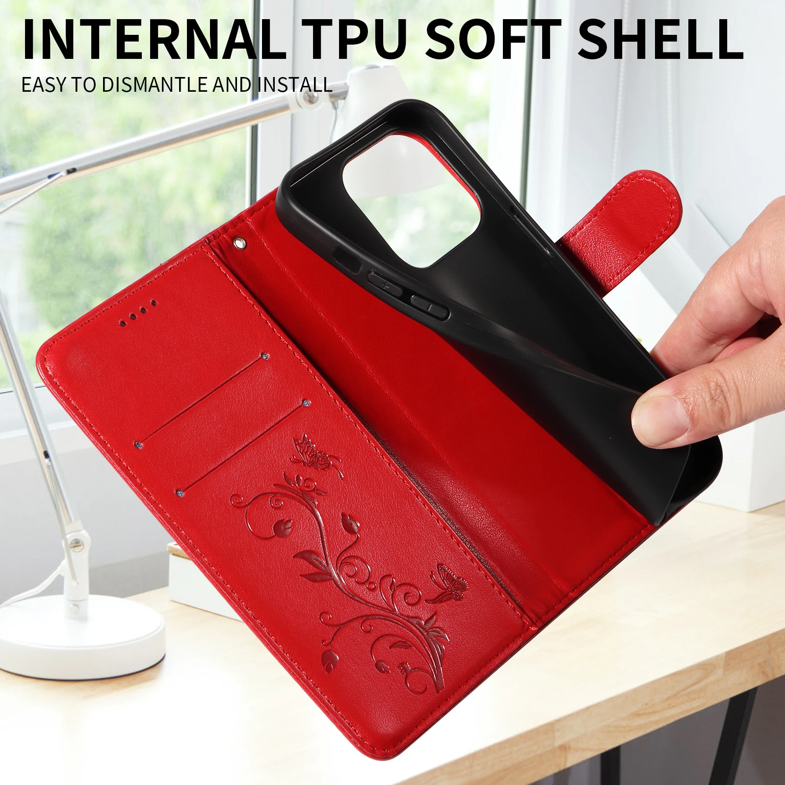 Premium Flip Wallet Case