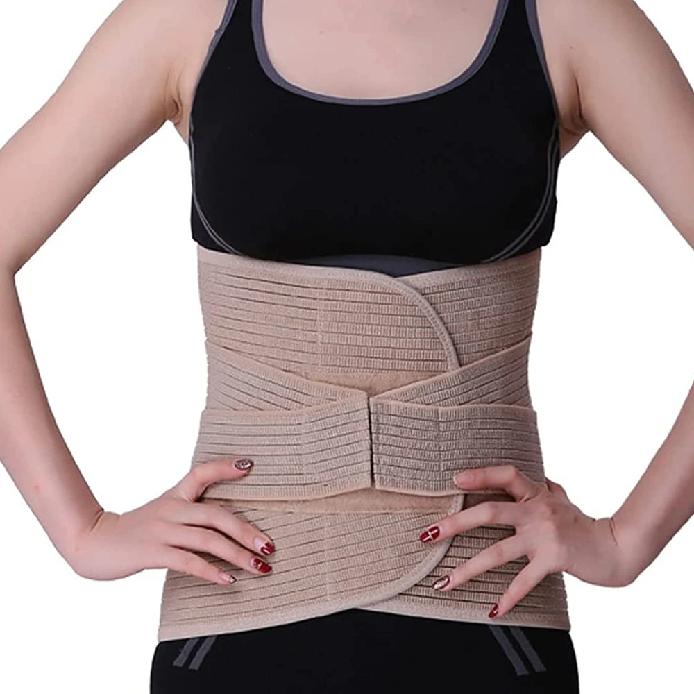 Orthopedic Posture Corrector Brace Elastic Adjustable Lower Back Support Waist Trimmer Belt Lumbar Support Belt for Men Women