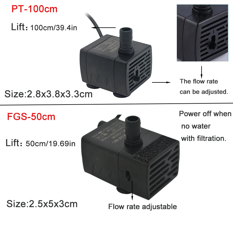 รูปสินค้า ปั๊มน้ำ USB สำหรับตู้ปลา