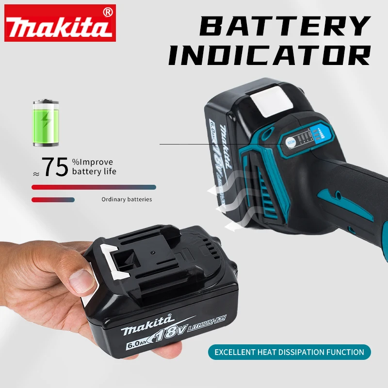 Makita Wireless Outdoor Portable Angle Grinder DGA404 Handheld Brushless Motor Charging Angle Grinder 4
